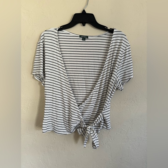 Wild Fable XXL White and Black Crop Top - Picture 2 of 5